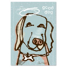 TREE FREE GREETING CARD GOOD DOG